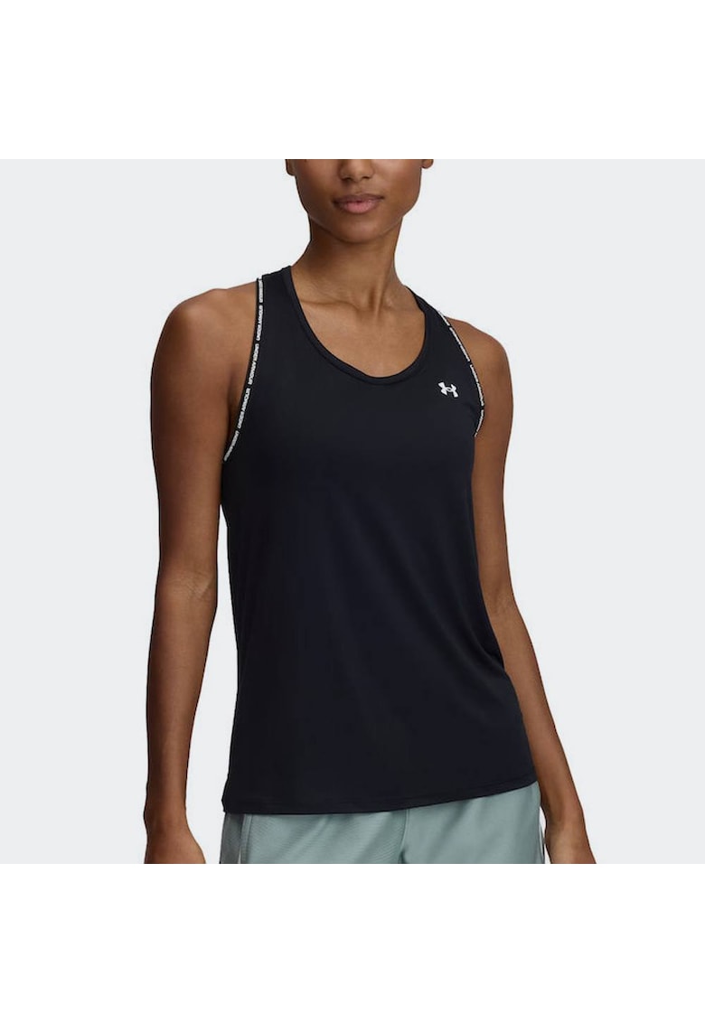 Maiou sport dama Tech Knockout - negru - poliester -