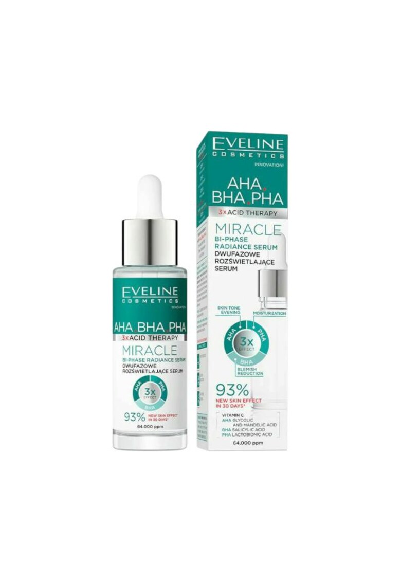 Ser iluminator bifazic 3 x Acid Therapy Eveline 30 ml