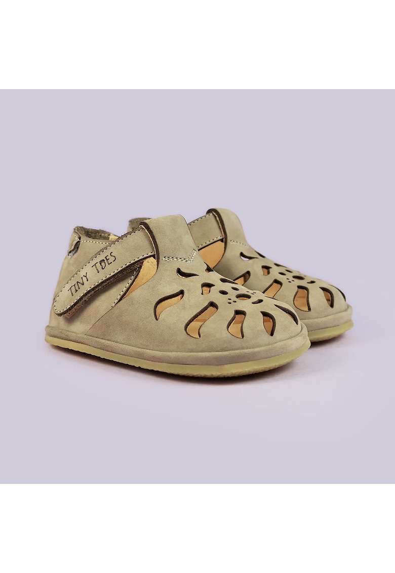 Sandale Barefoot din piele naturala - Tally - Bej