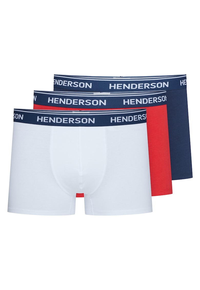 Set 3 perechi boxeri barbati -  Bumbac - Multicolor -