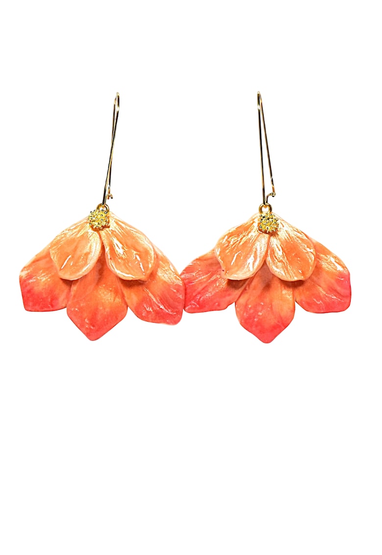 Cercei Leila - Auriu/Galben/Portocaliu