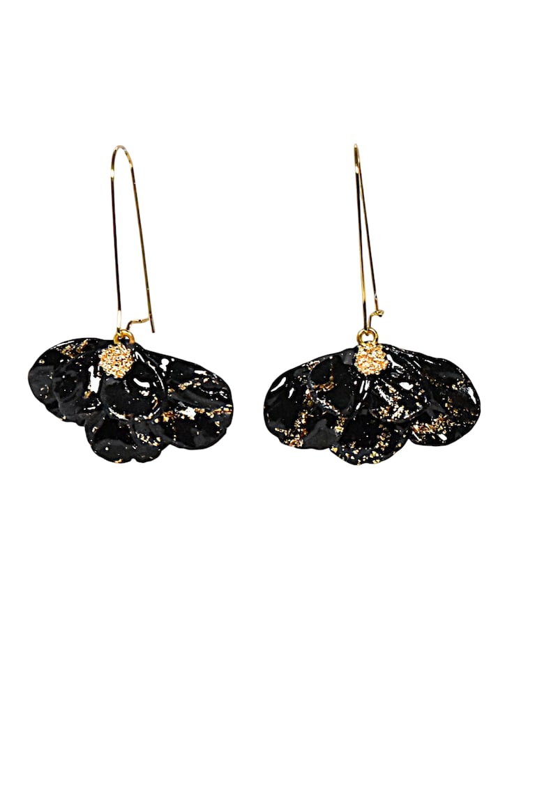 Cercei Milena - Auriu/Negru