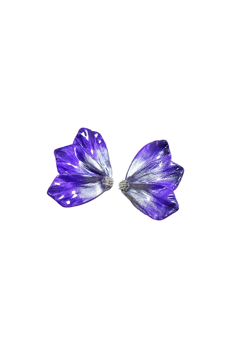 Cercei Mary - Violet/Argintiu
