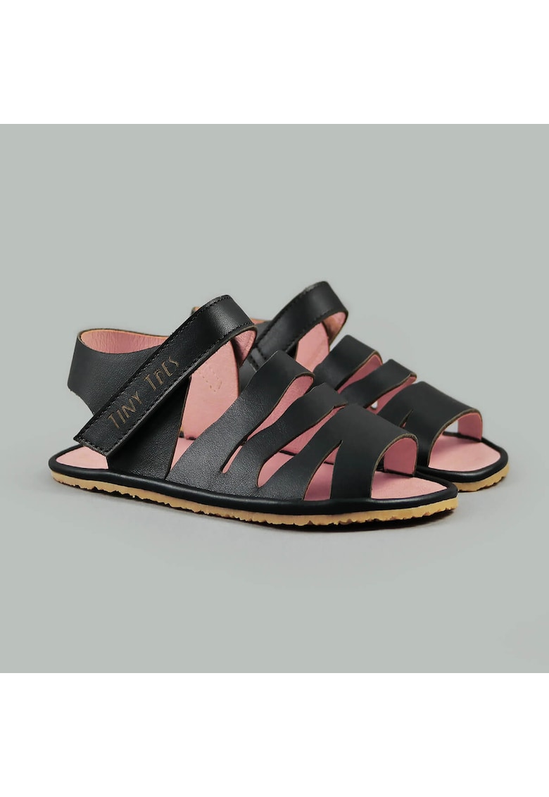 Sandale Barefoot din piele naturala - Daylla - Negru - Negru