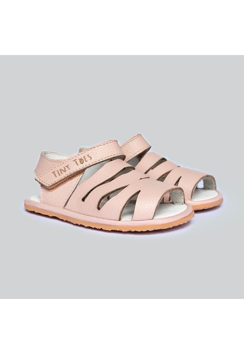 Sandale Barefoot din piele naturala - Taylla - Roz - Roz