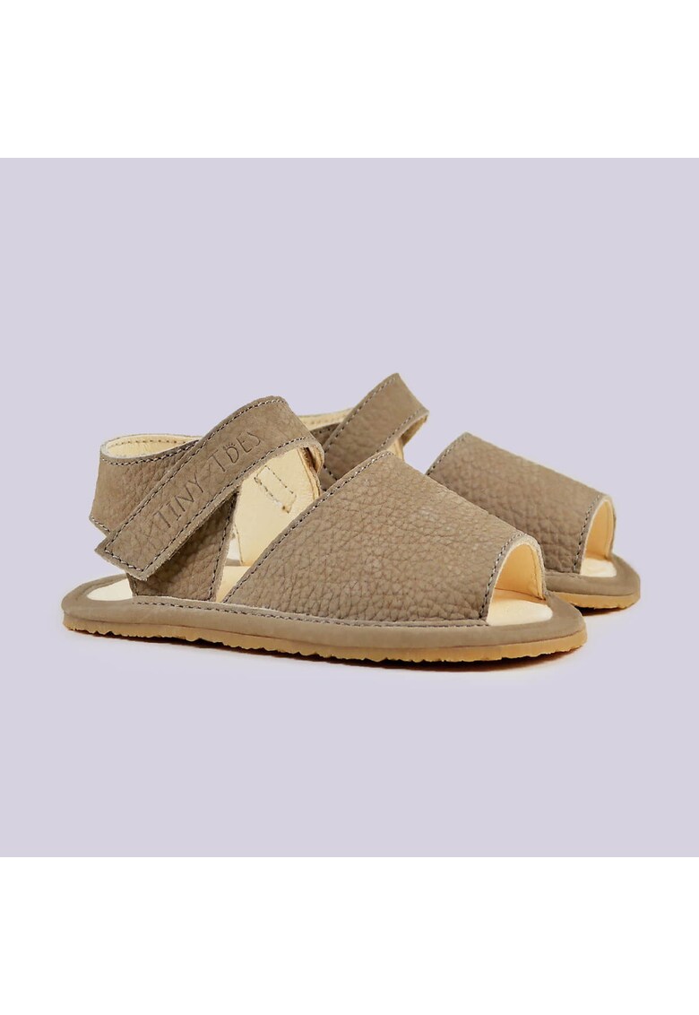 Sandale Barefoot din piele naturala - Zadeis - Maro - Maro