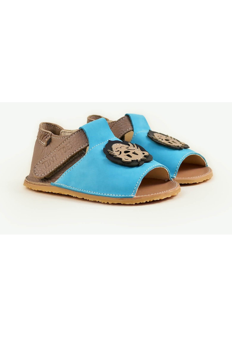 Sandale Barefoot din piele naturala - Nala - Albastru - Albastru