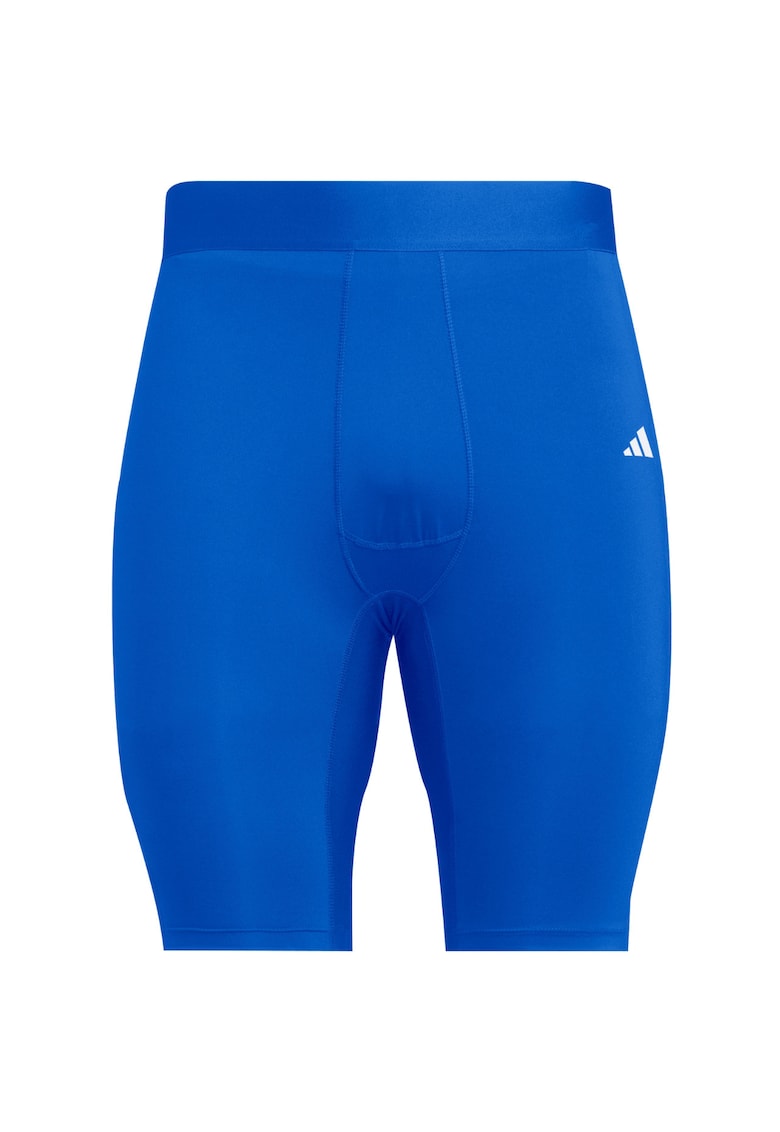 Pantaloni scurti JN7400 Techfit - albastri - de compresie - poliester/elastan - cu uscare rapida