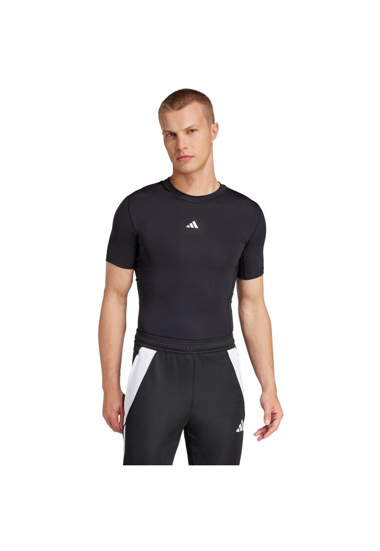 Tricou sportiv barbati - JP4674 - compresiv - negru - poliester reciclat