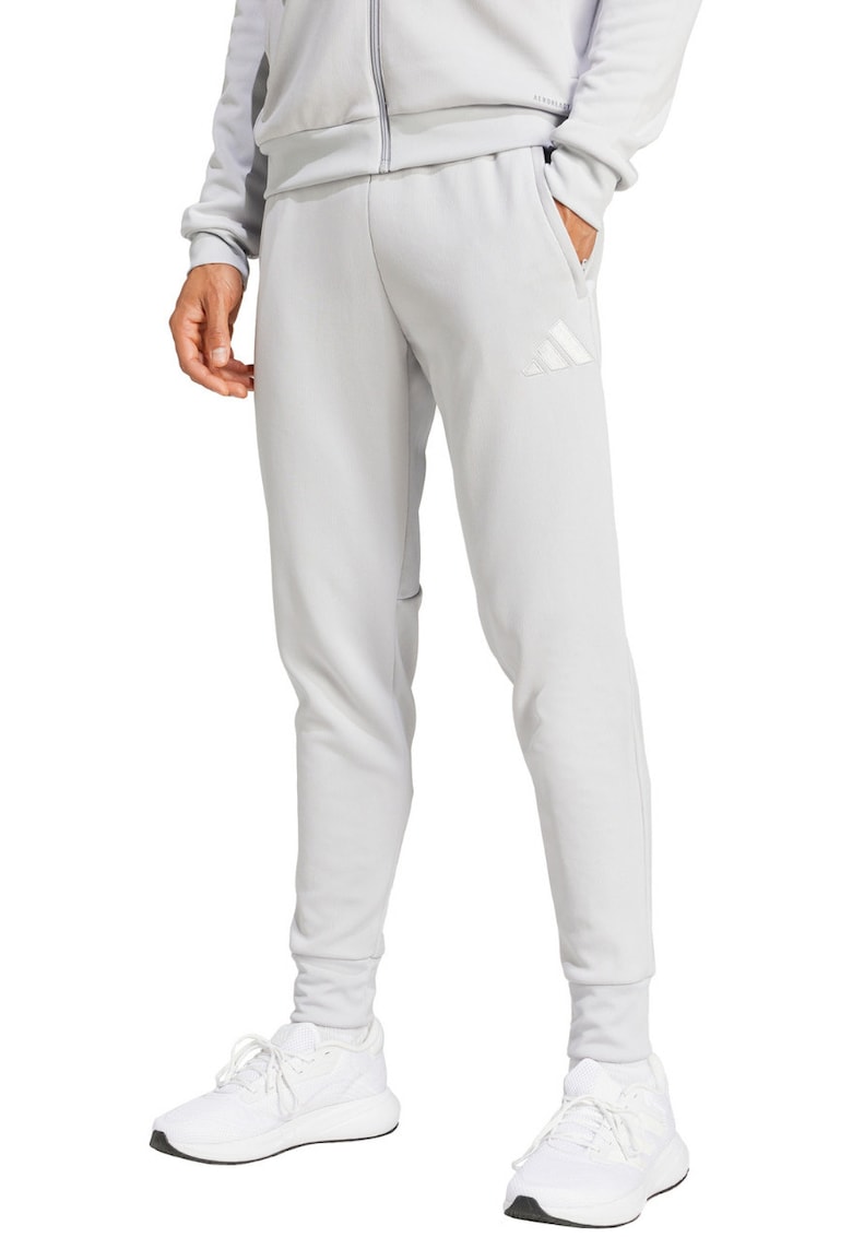 Pantaloni sport barbati Tiro 25 - gri - poliester -