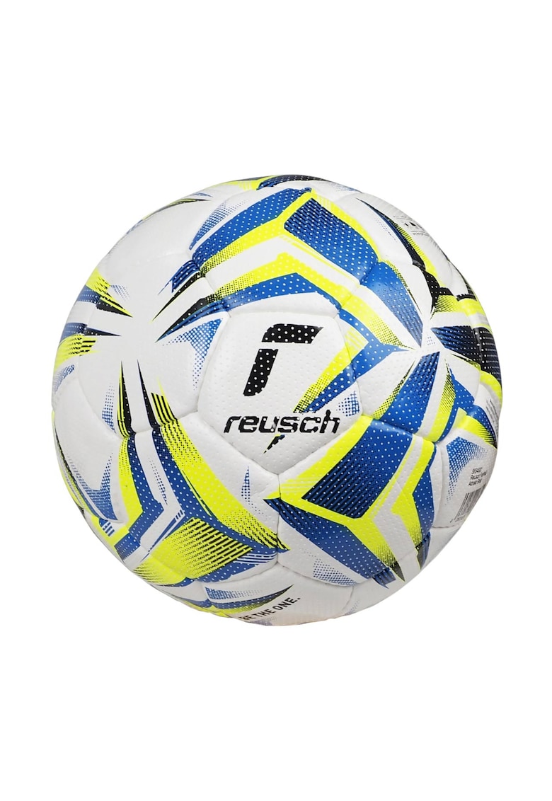 Minge fotbal Reusch Attrakt Gold alb-albastru-galben - dimensiune 5 - set