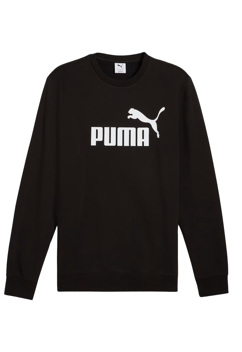 Bluza ESS No.1 Logo Crew - negru - bumbac si poliester