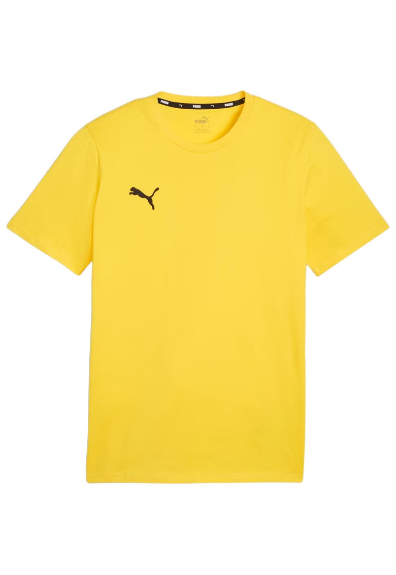 Tricou barbatesc Team Goal - galben - bumbac - croiala regulata