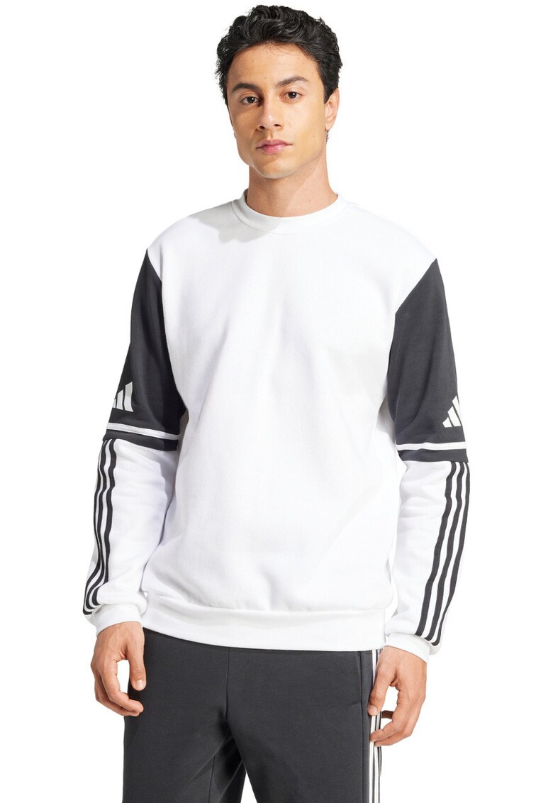 Bluza sport barbati - Squadra 25 - alb/negru - bumbac si poliester reciclat