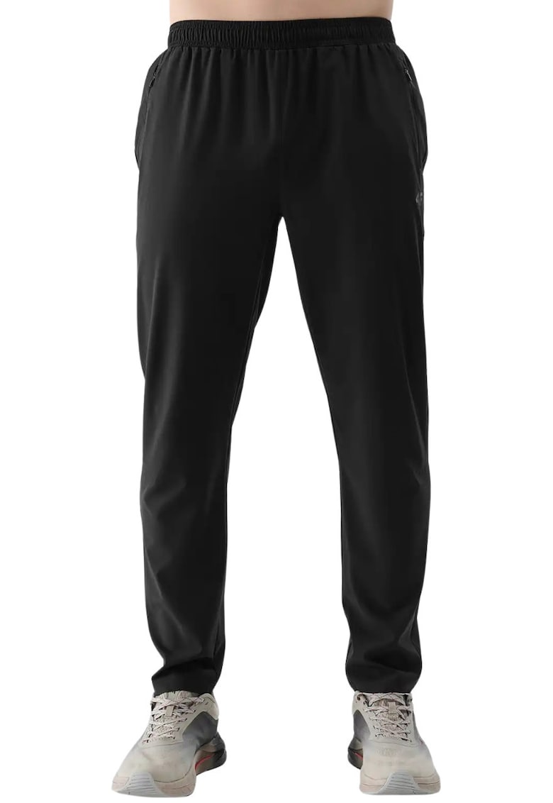 Pantaloni sport barbati negru - poliester