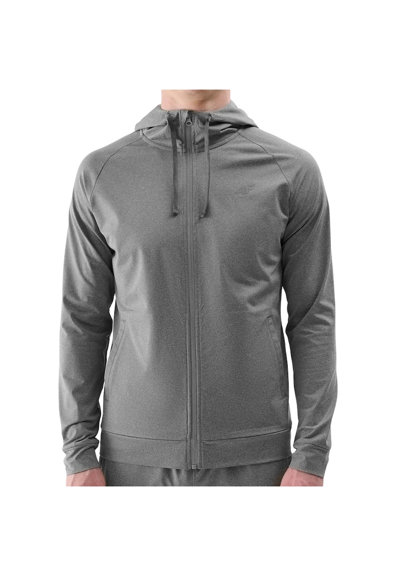 Hanorac sport barbati - gri - material confortabil poliester
