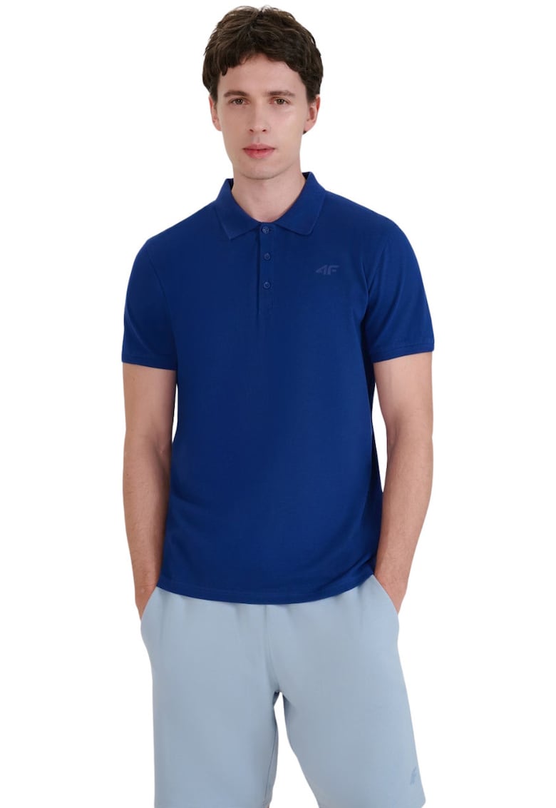 Tricou polo barbat M366 - bumbac - bleumarin - croiala regulata - set 2XL -