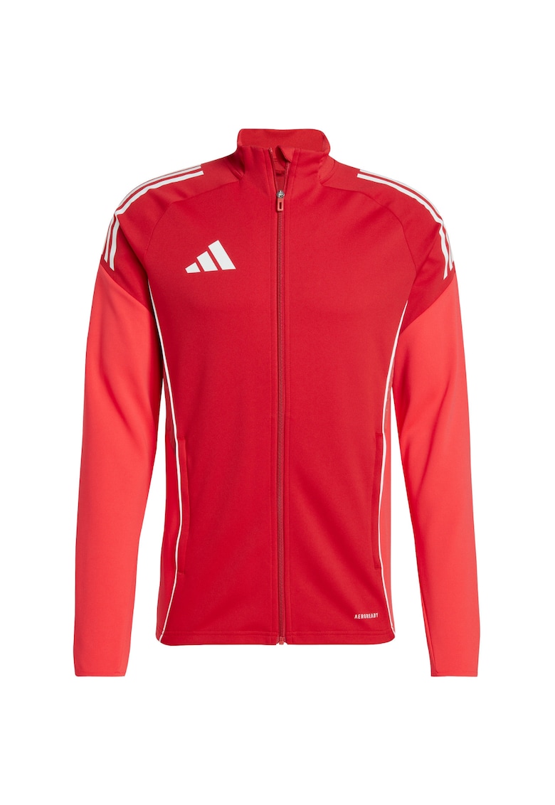 Hanorac sport barbati - adidas Tiro 25 - rosu - poliester reciclat