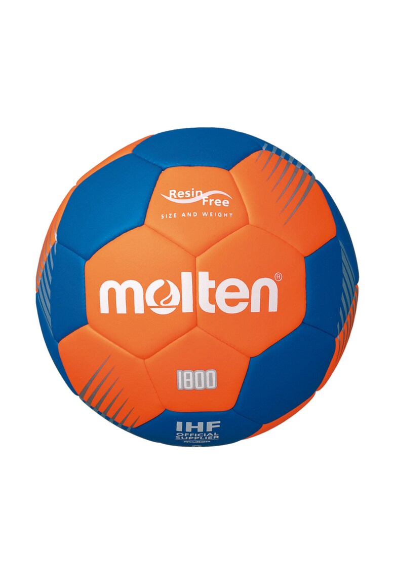Minge handbal Molten - pomaranczovo-niebiesca - dimensiune redusa - fara adeziv