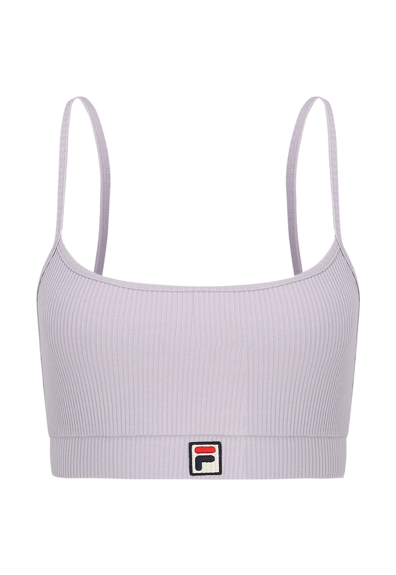 Bustiera sport bretele subtiri - material mixt - Lila