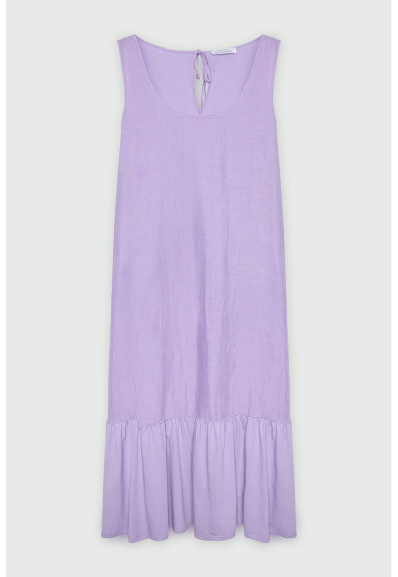 Rochie de in cu terminatie cu volane