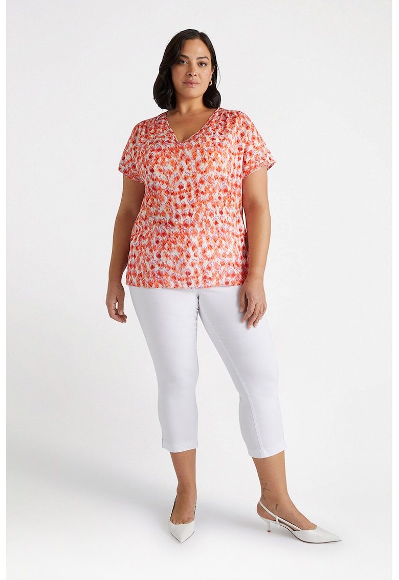 Pantaloni crop slim fit