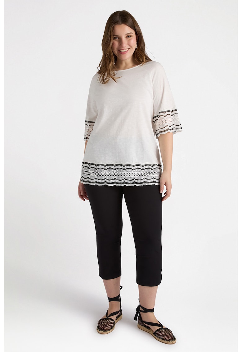 Pantaloni crop slim fit