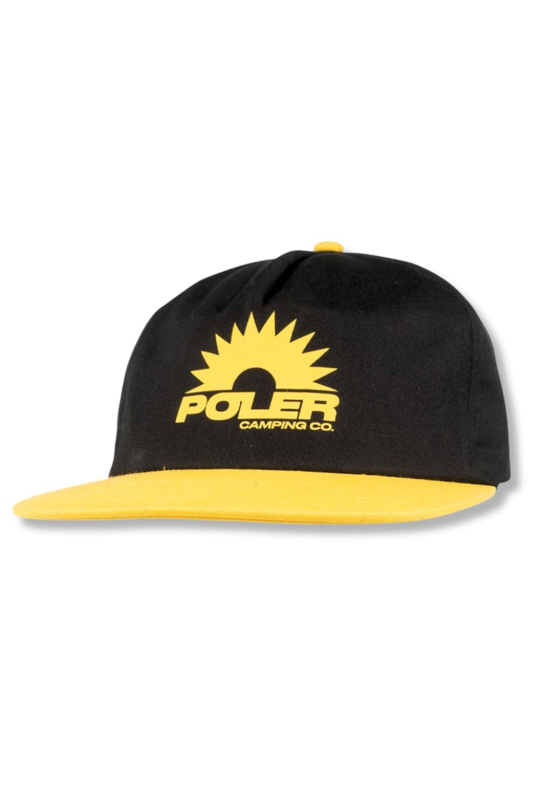 Sapca barbati  Horizon - neagra/galben - material bumbac - dimensiune universala