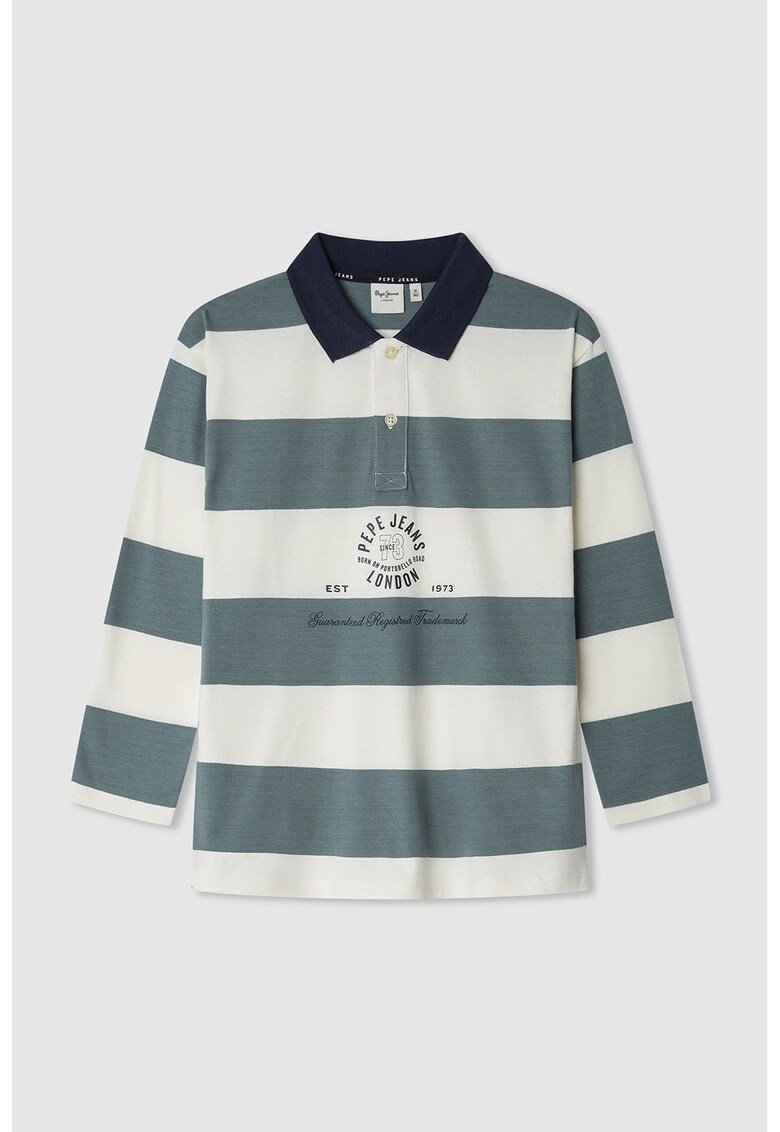 Bluza polo cu dungi Bluza polo cu dungi