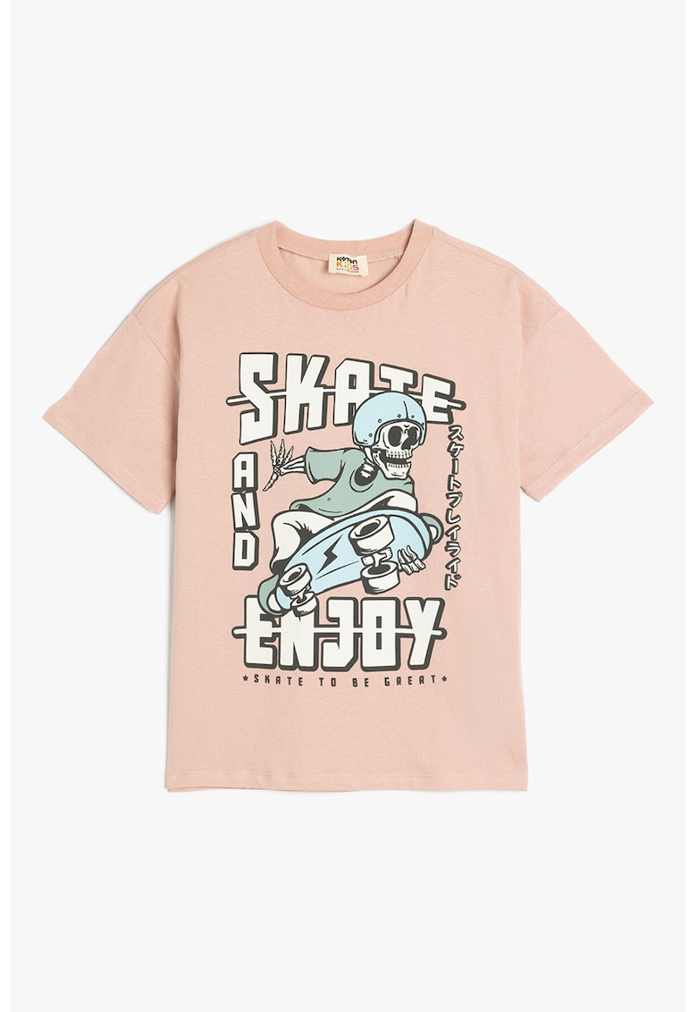 Tricou cu imprimeu grafic frontal