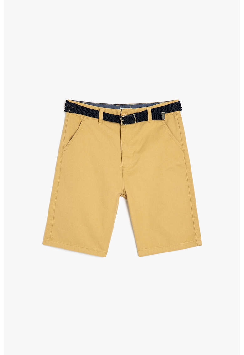 Pantaloni scurti cu buzunare oblice