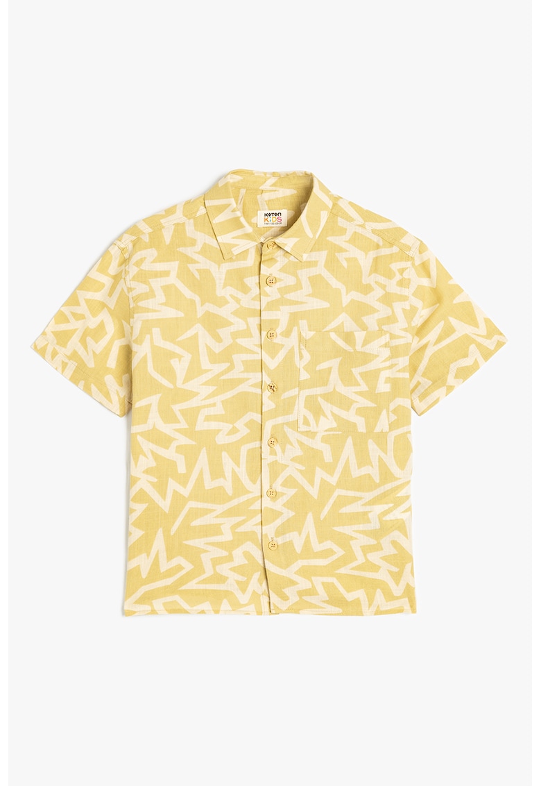 Camasa cu maneci scurte si imprimeu