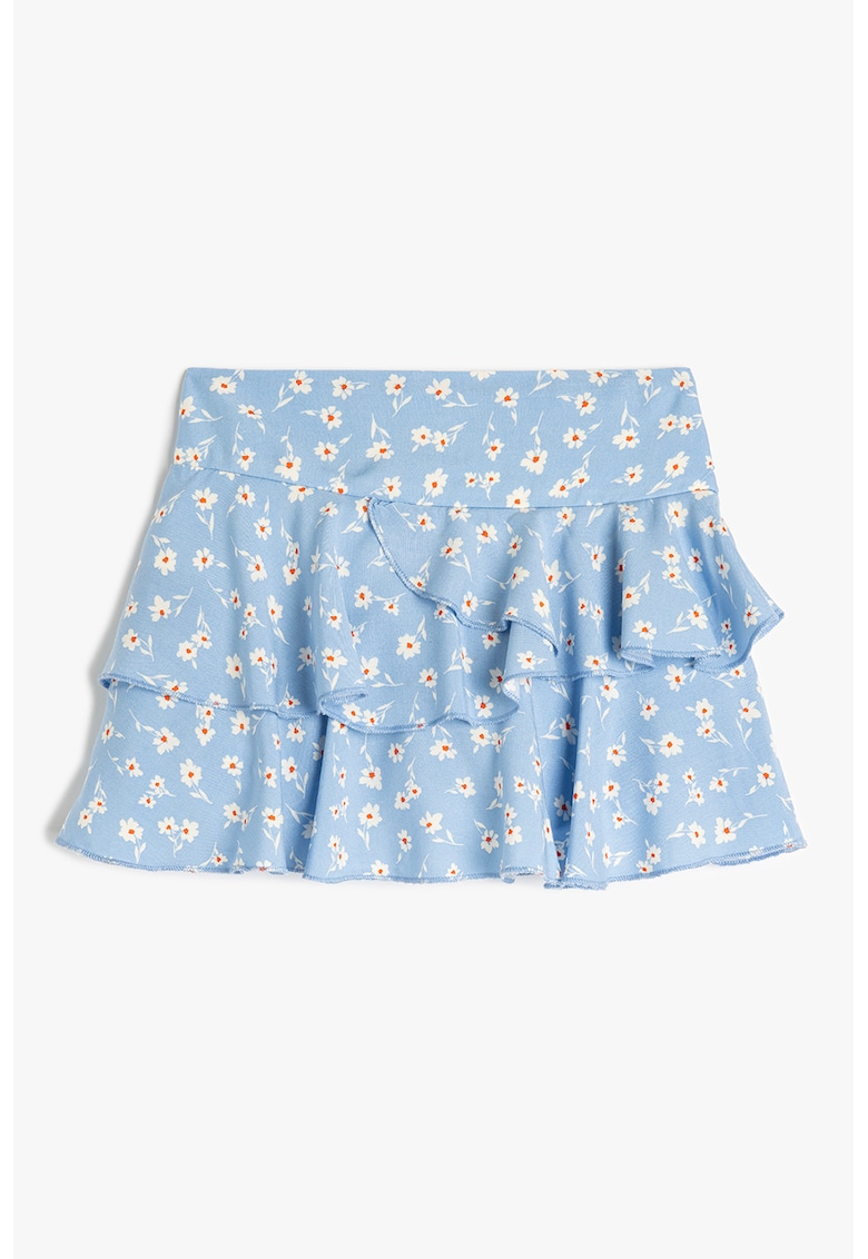 Fusta scurta cu model floral