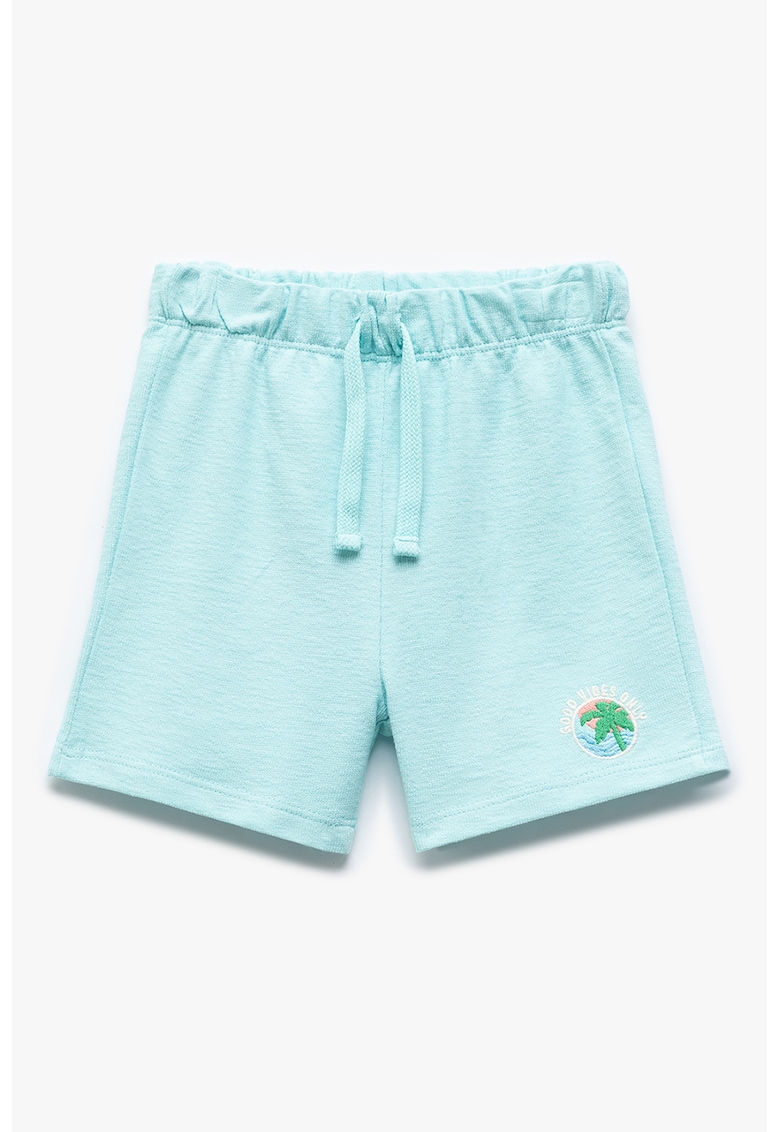 Pantaloni scurti cu snur - Albastru glaciar