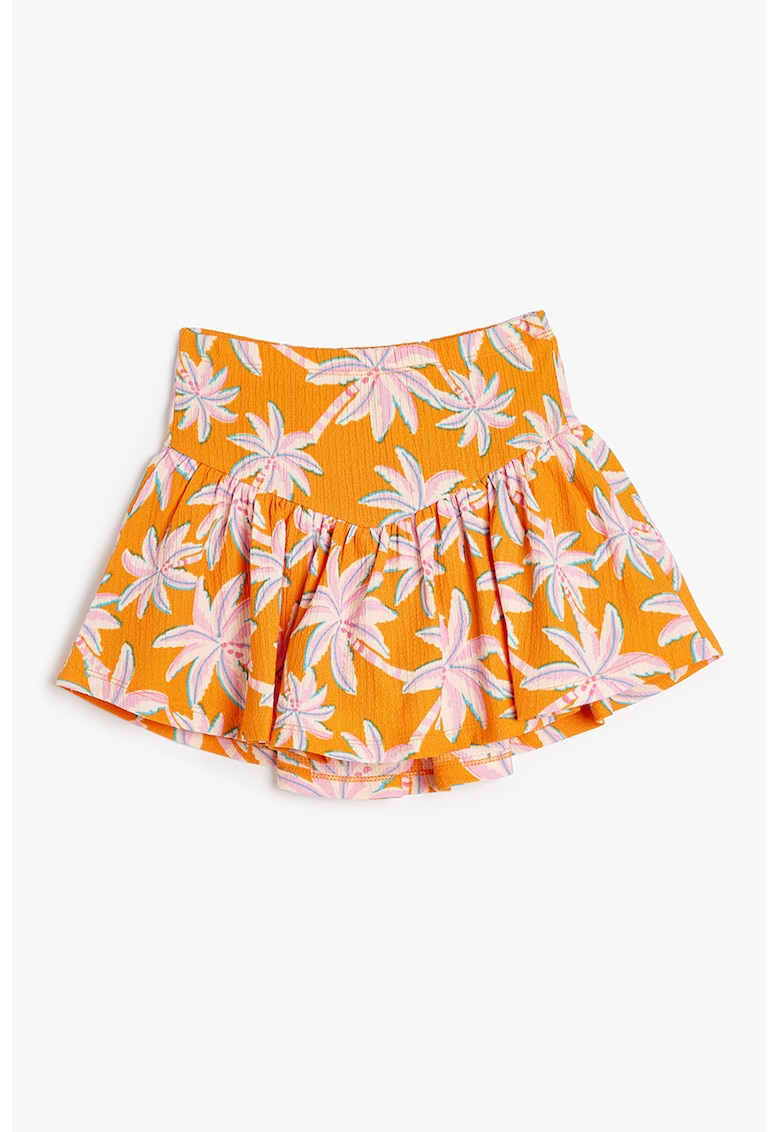 Fusta mini cu imprimeu tropical