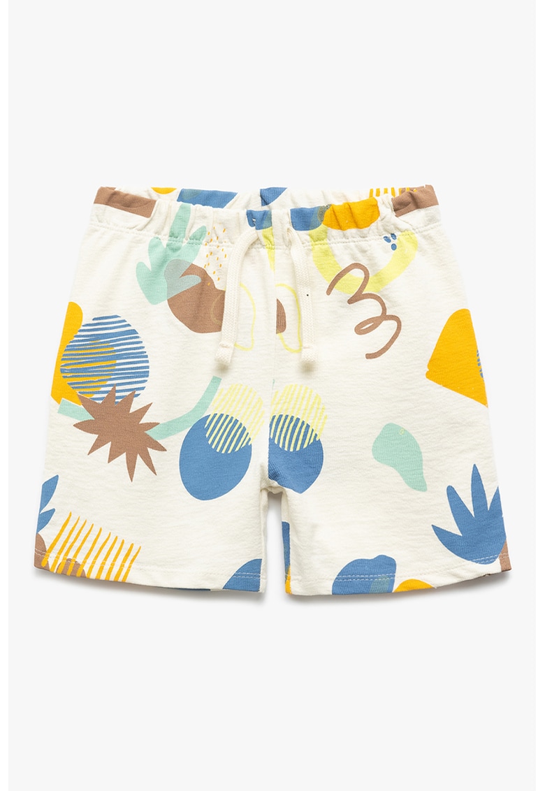 Pantaloni scurti de bumbac cu snur