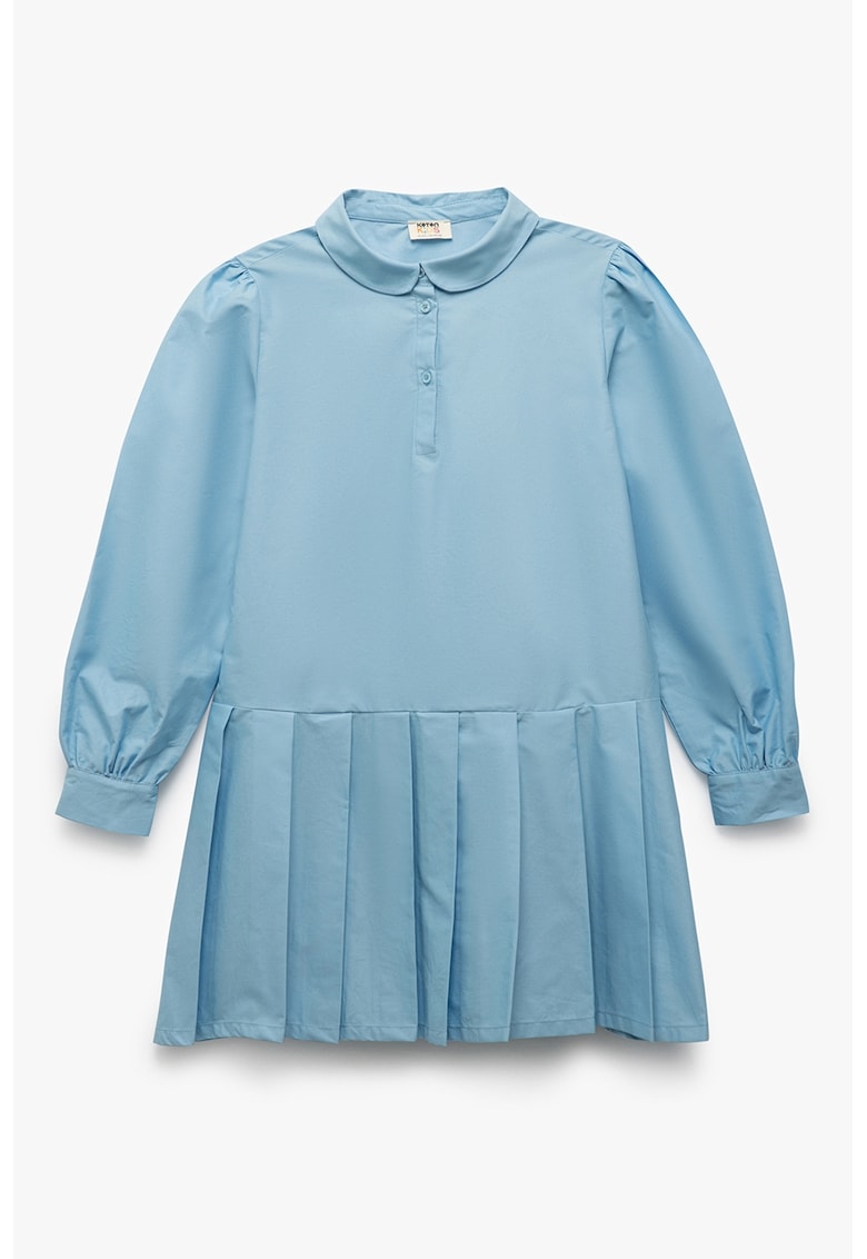 Rochie evazata cu detalii plisate