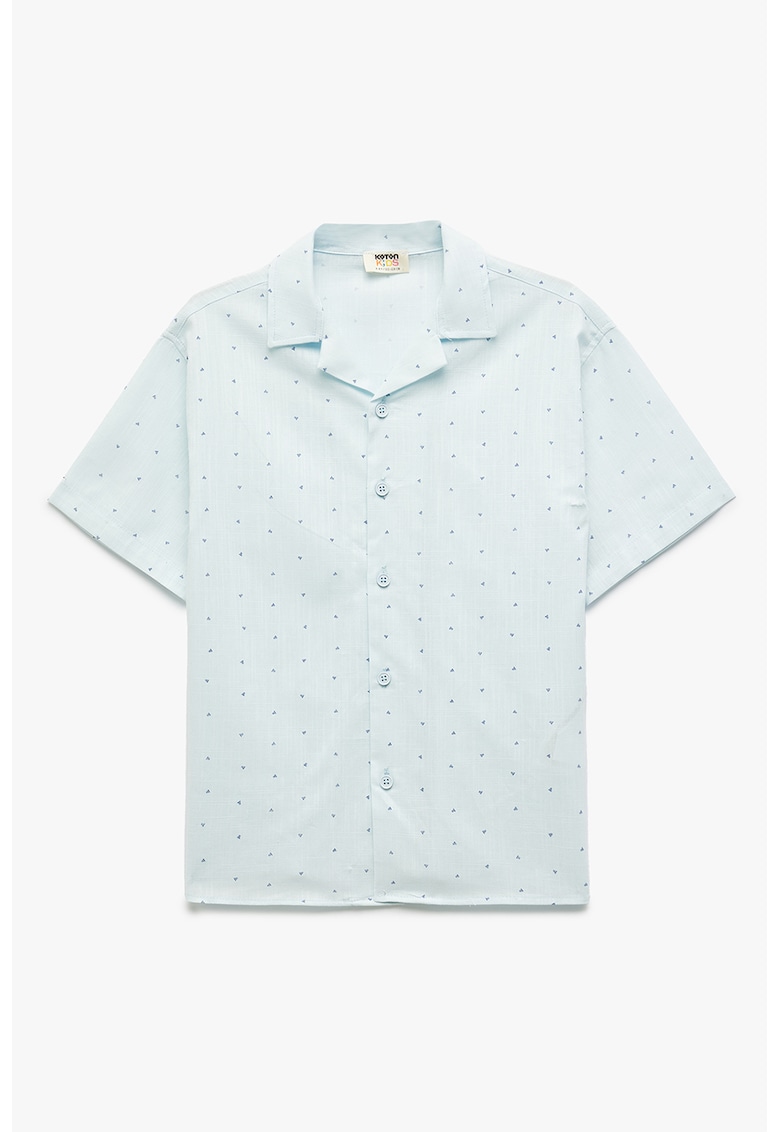 Camasa cu model si revere decupate