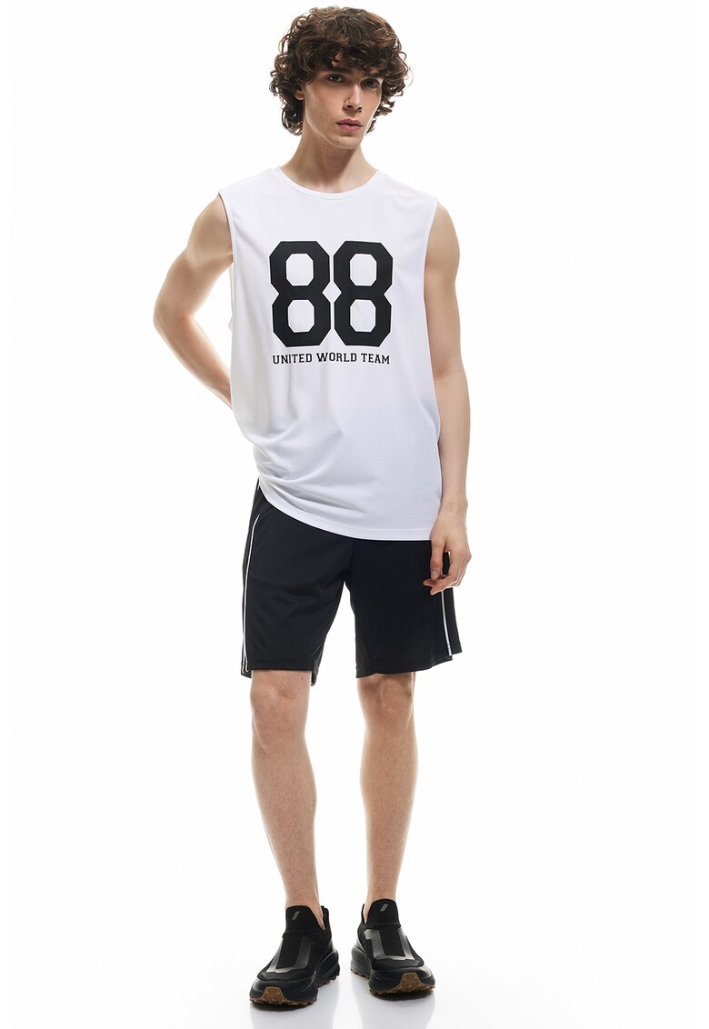 Pantaloni scurti cu snur - Negru