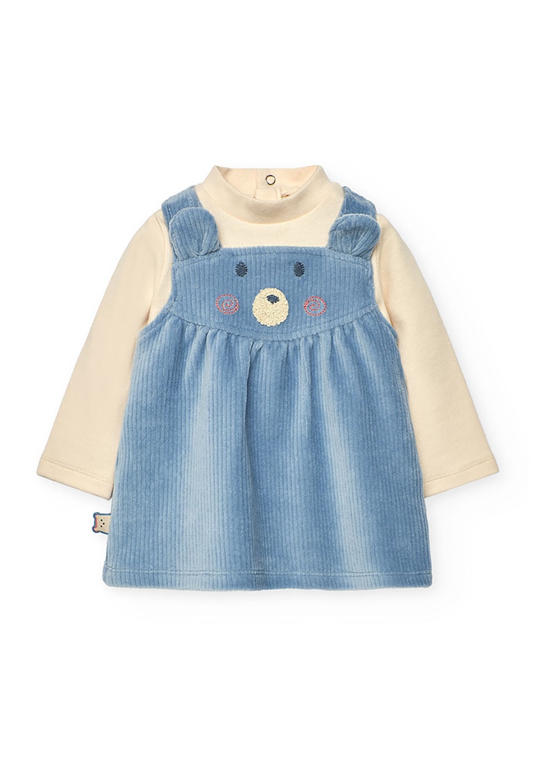 Set de body si rochie cu design urs - 2 Piese