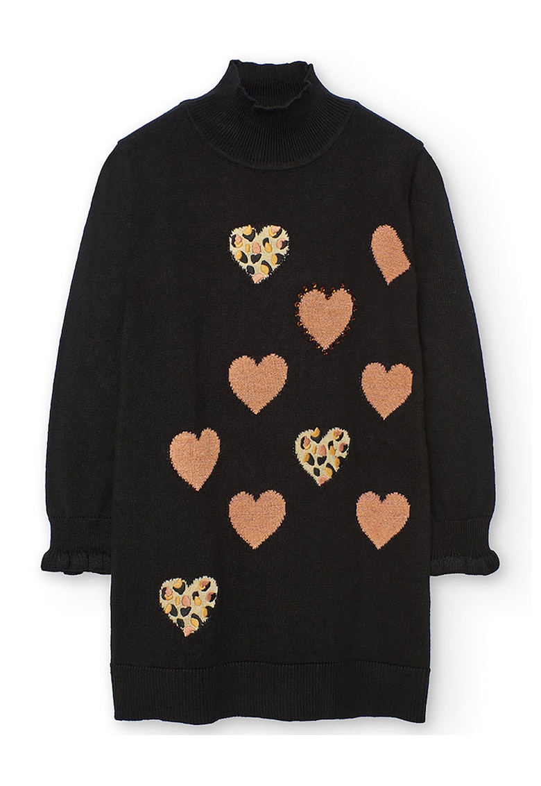 Rochie-pulover cu model