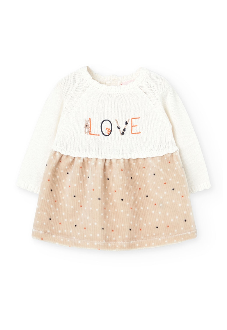 Rochie 2-in-1 cu maneci raglan