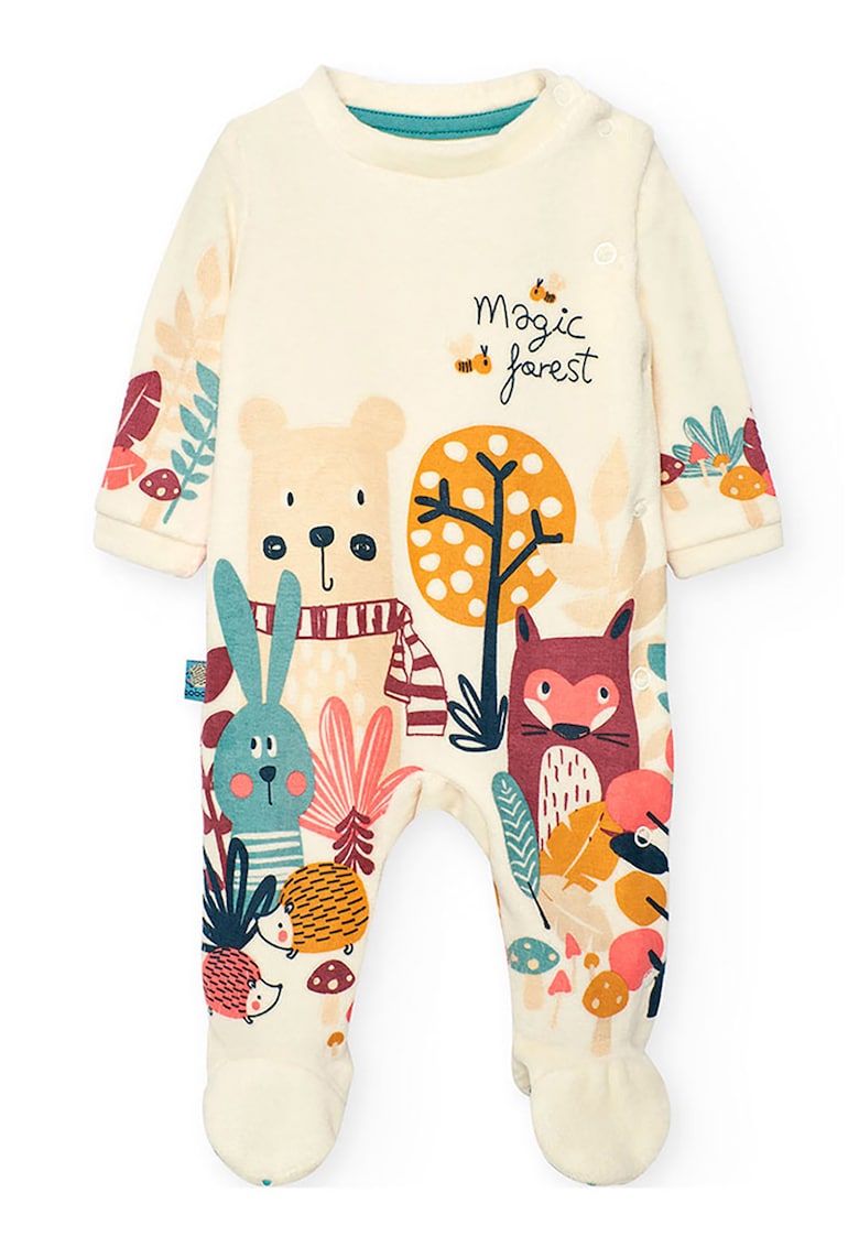 Salopeta cu botosei si imprimeu cu animale