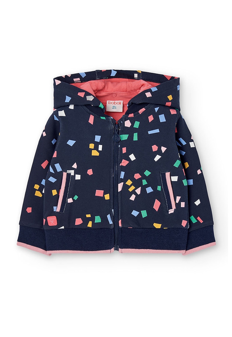 Jacheta cu gluga - fermoar si model