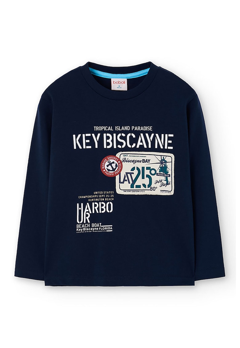 Bluza din bumbac cu imprimeu Bluza din bumbac cu imprimeu