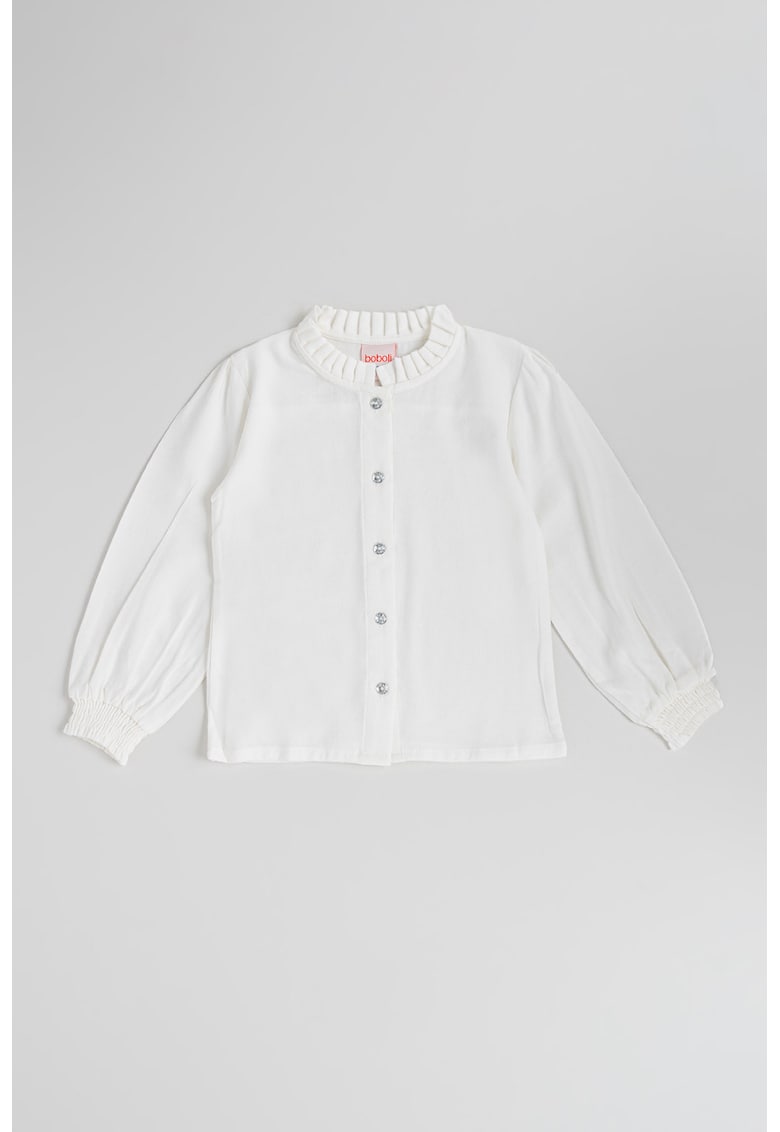 Camasa cu nasturi si guler cu franjuri