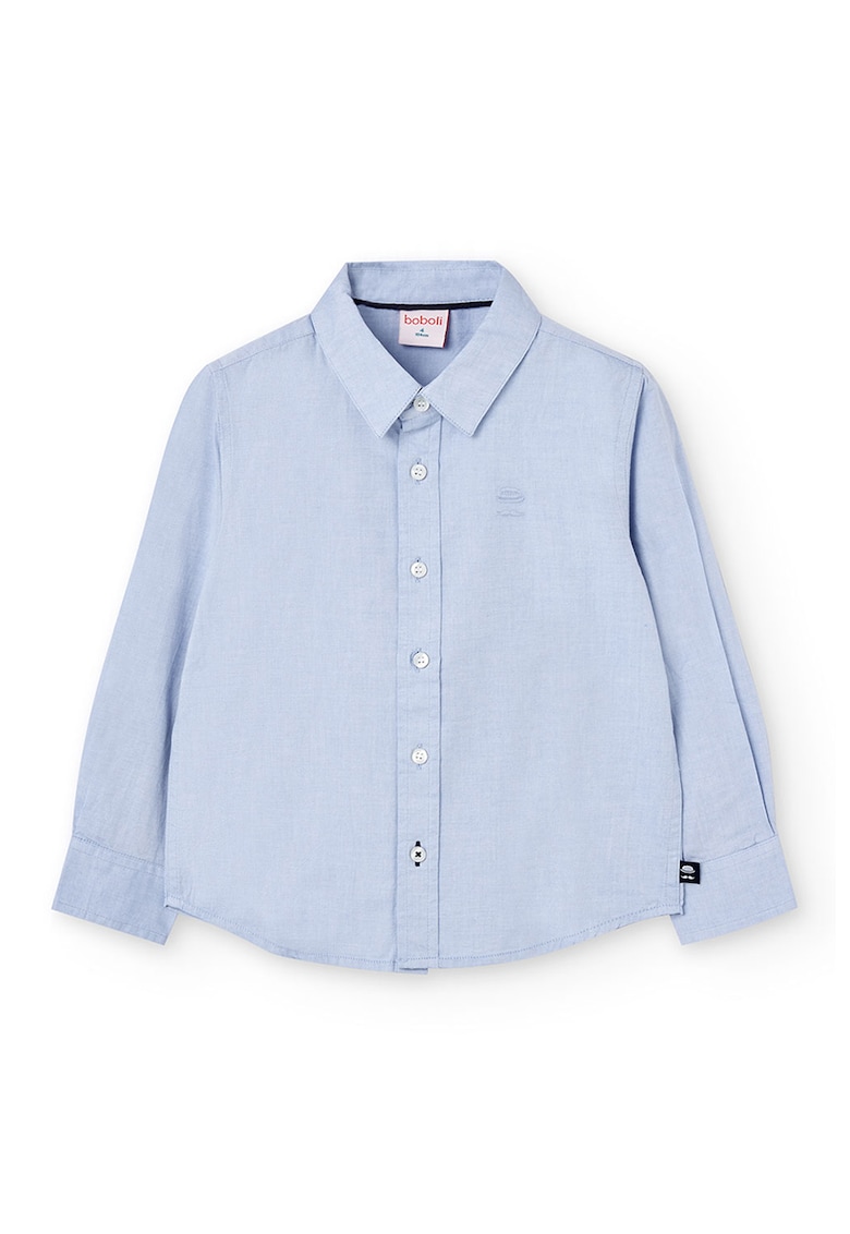 Camasa regular-fit din bumbac - Albastru deschis