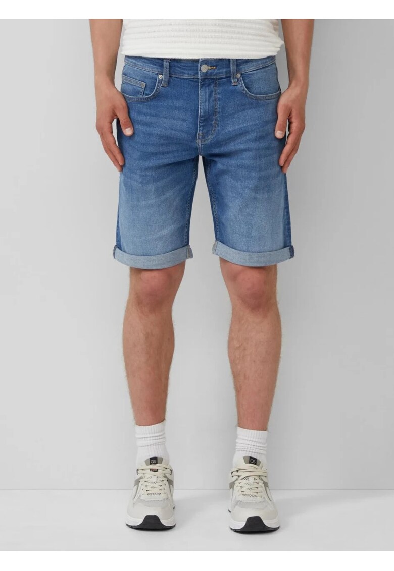 Editeaza ofertele: Q/S by s.Oliver Pantaloni scurti de blug barbati - John cu talie medie si croiala Regular Fit