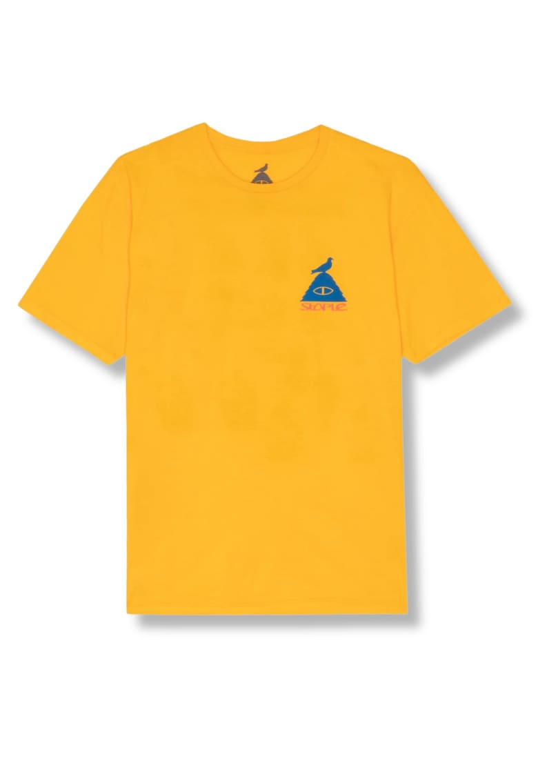 Tricou barbat  x Staple - galben - bumbac 100% - editie limitata - grafica artistica