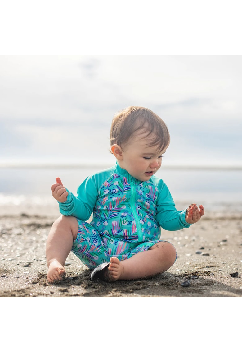Costum de baie cu protectie solara UPF 50+ -  - Swimster Paradise - Turcoaz - pentru fetite sau baietei